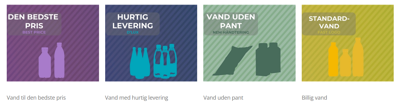 Se alle vores logo og reklame vand her 