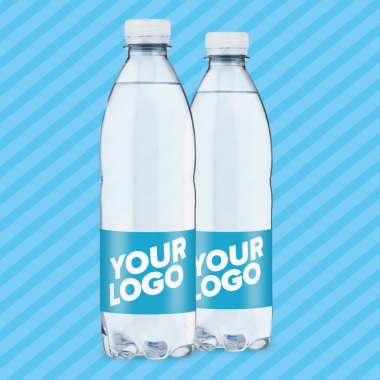 100 stk. vand med logo