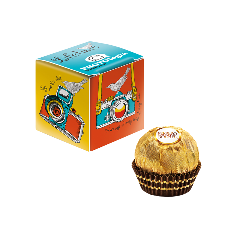 Mini Promo-Cube med Ferrero Rocher