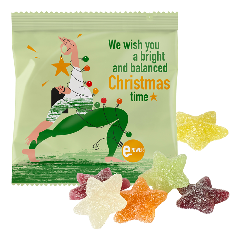 Vegansk X-Mas Frugt Vingummi