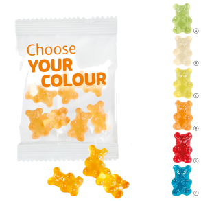 Premium vingummibamser, 10 g, komposterbar