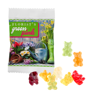 Frugtvingummi, 10 g, egen form, vegan, komposterbar