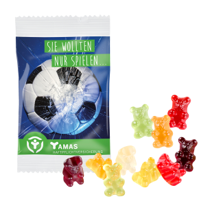 Frugtvingummi, 20 g, egen form, vegan, komposterbar