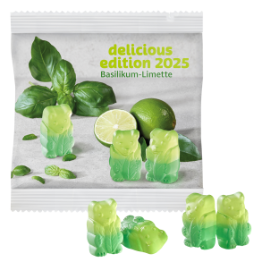 Vegan Basilikum-Lime Bamser, komposterbar