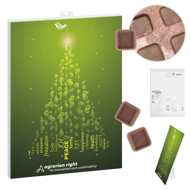 Papir Julekalender, med logo