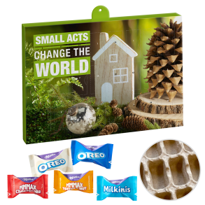 100% Genbrug Premium Julekalender, Milka Moments