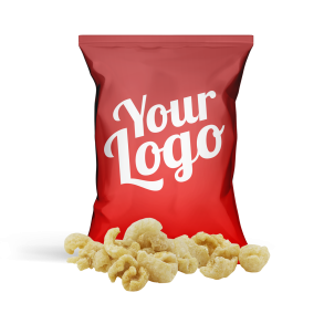 Chips med logo, Flskesvr