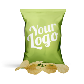 Chips med logo, Sour Cream & Onion