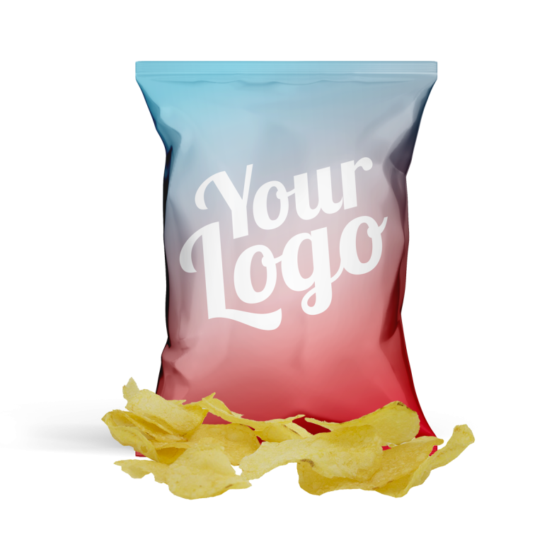 Chips med logo, Saltede Chips