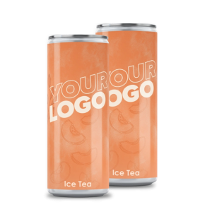 Ice tea peach med logo