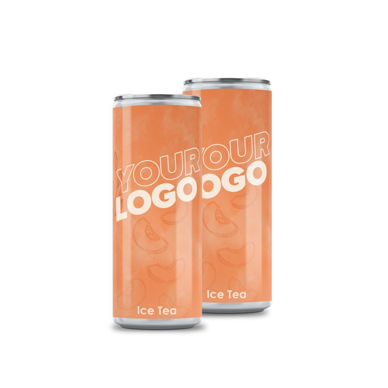 Ice tea peach med logo