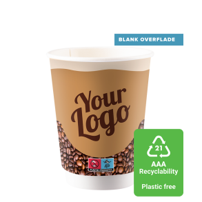 Papkrus, 240 ml. dobbeltlag, Blank Bio