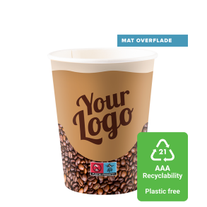 Papkrus, 240 ml. enkeltlag, Mat Bio