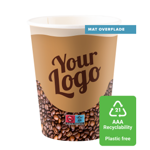 Papkrus, 450 ml. enkeltlag, Mat Bio