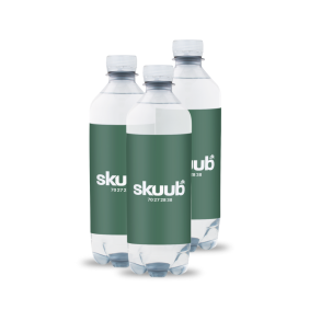 Vand med logo - 0,50L Plenty