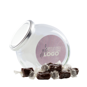 Klassisk glaskrukke m. chokolade karamel (MIDI)