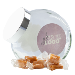 Klassisk glaskrukke m. flde karamel (MAXI)