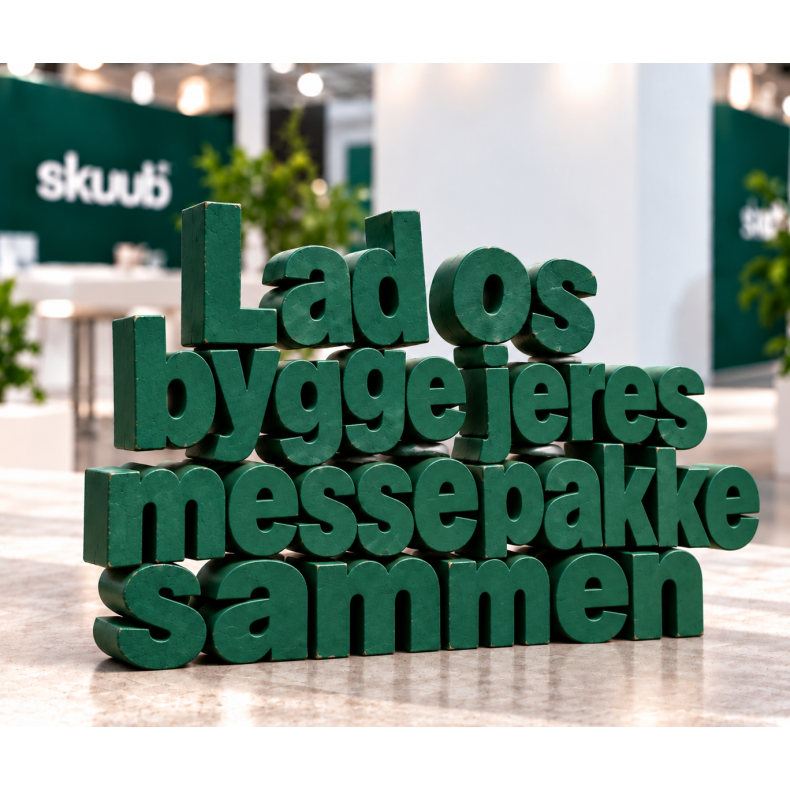 Lad os bygge jeres messepakke sammen